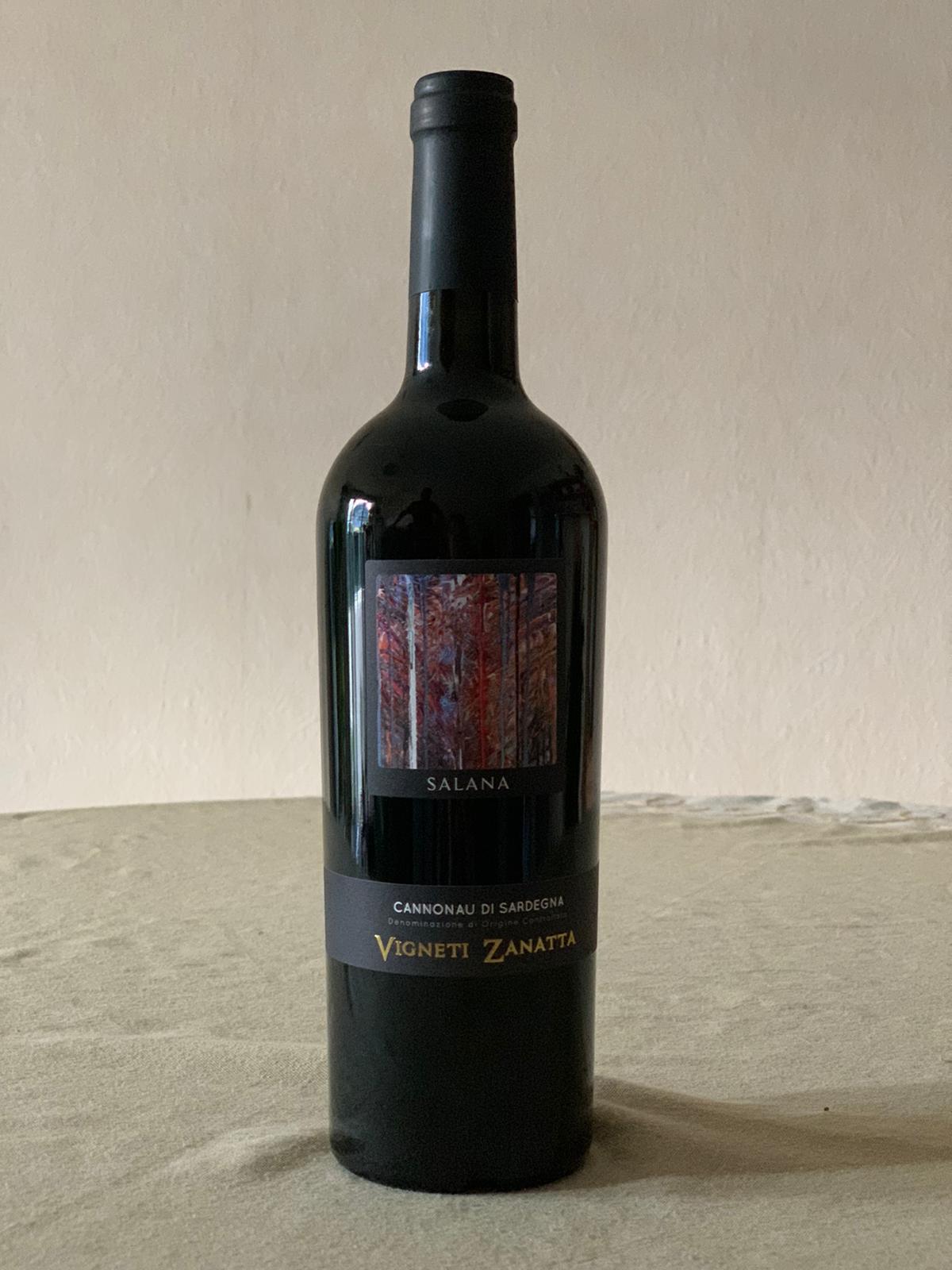 Canonau Salana vin rouge domaine zanatta Sardaigne